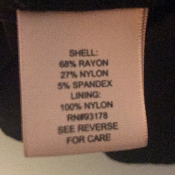 Philosophy Black Peplum Top - Picture 7 of 7